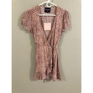 Kittenish Printed Dress